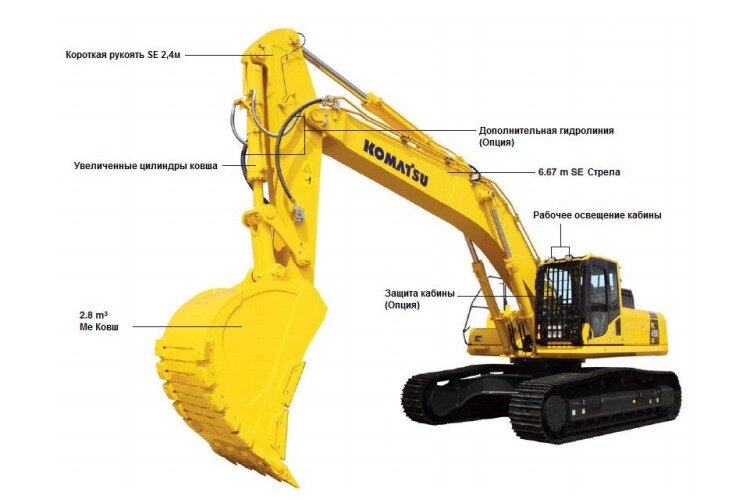 Экскаватор komatsu pc400-7