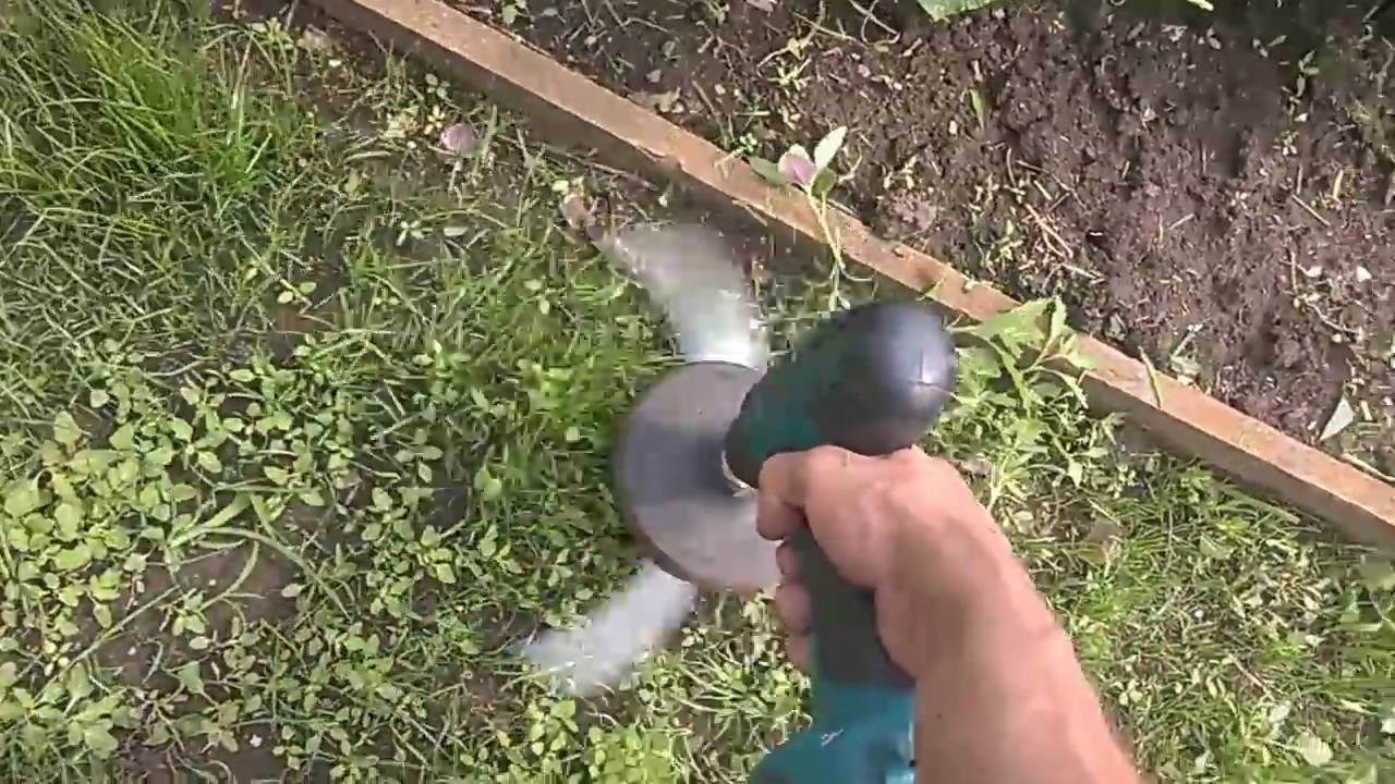 Как сделать из болгарки триммер для травы