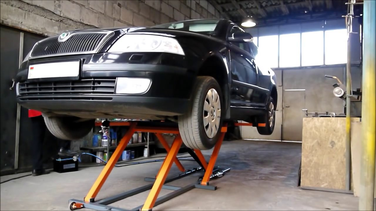 Как сделать автомобильный подъёмник для гаража своими руками? 2 простых для исполнения устройства