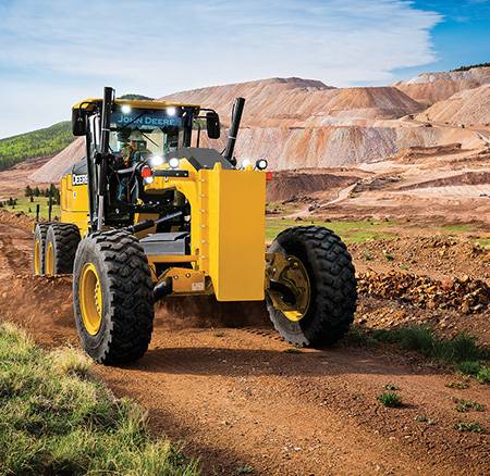 Топ-3 грейдера производства американской компании john deere (джон дир). строительная техника. грейдер john deere 672d