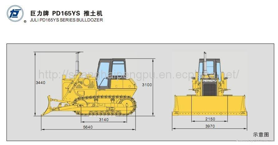 Технические характеристики бульдозера komatsu d355