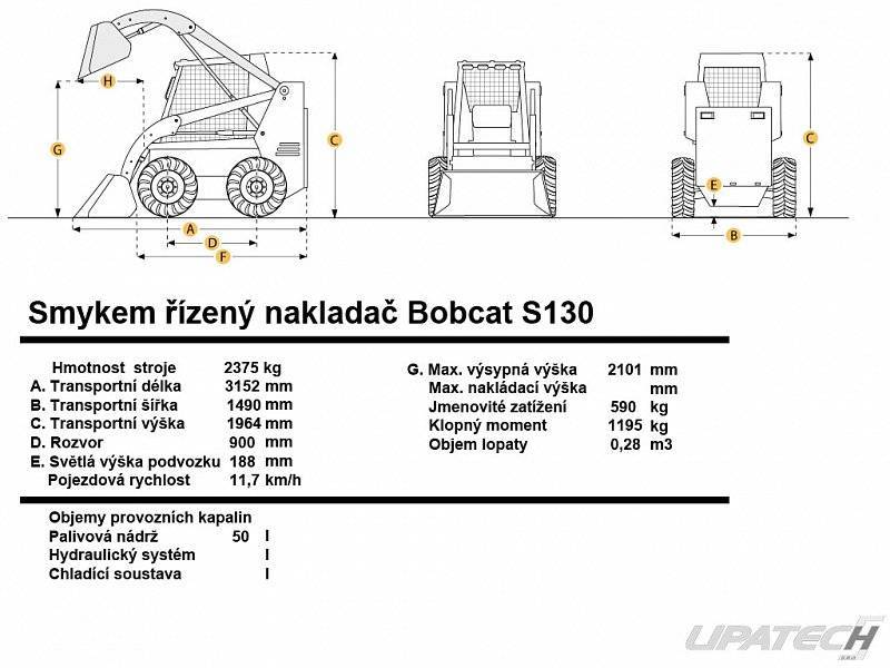 Bobcat s530: технические характеристики