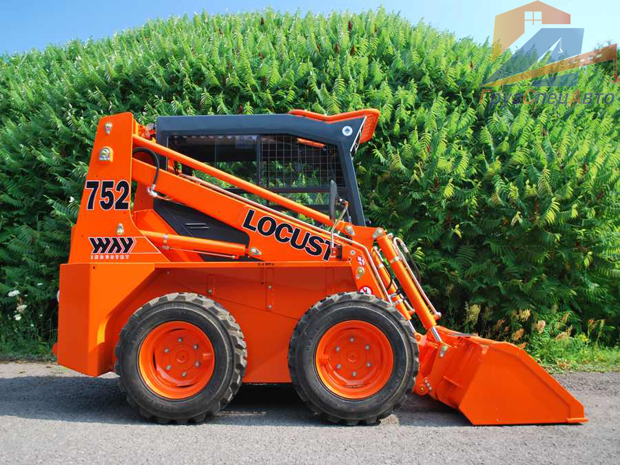 Мини-погрузчик locust l903, радиальный тип подъёма