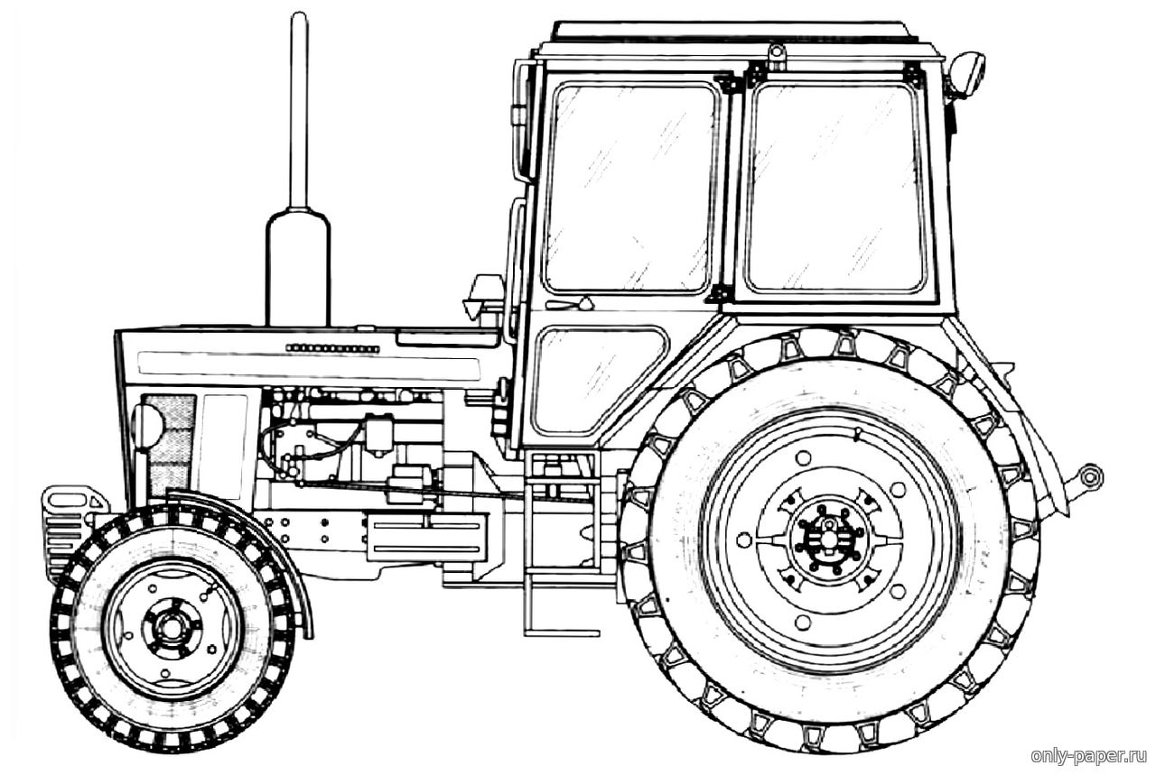 Устройство трактора мтз 80