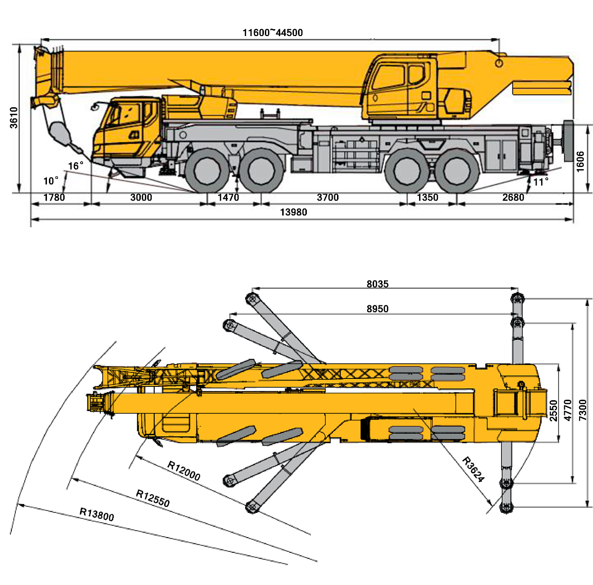 Автокран xcmg qy25k5 - технические характеристики китайского крана