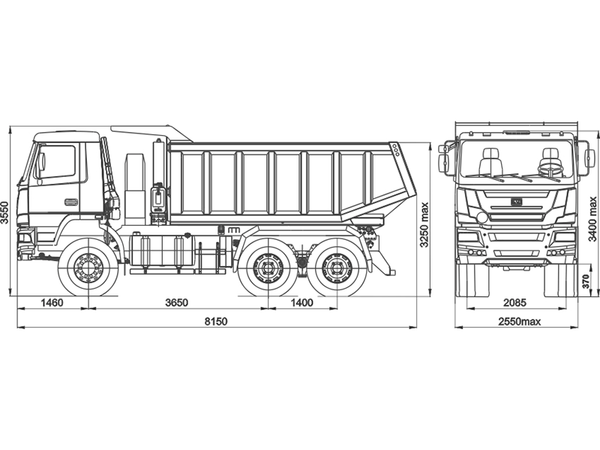 Самосвал volvo fmx – технические характеристики и особенности