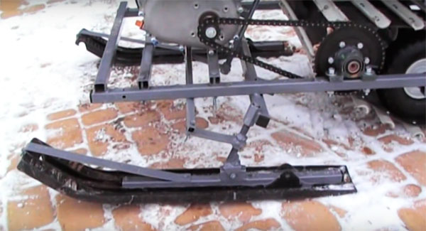 Гусеница для снегохода: как сделат своими руками из автомобильных покрышек и велосипедных колес
