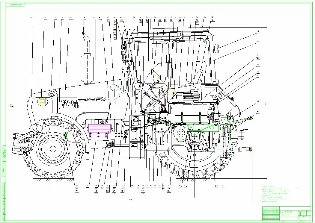 Устройство и технические характеристики трактора МТЗ Беларус-1221