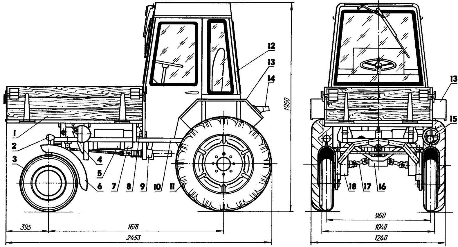 Устройство трактора т-25 — конструктивные особенности агрегата