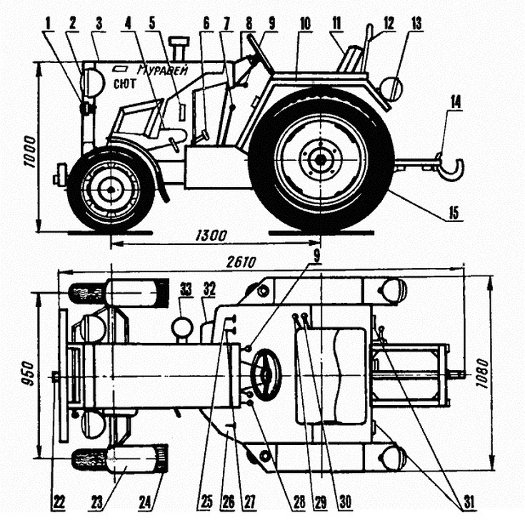 Трактор из жигулей своими руками: как сделать мотоблоки с коробкой от оки и двигателем от уаз – самоделки из автомобиля
