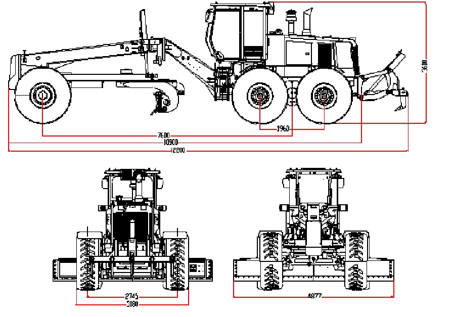 Автогрейдер - 16 000 кг | gr200
