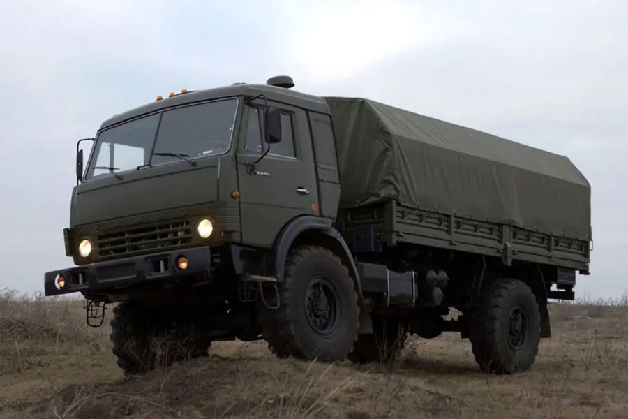 Полноприводной двухосный грузовой автомобиль КамАЗ-4326