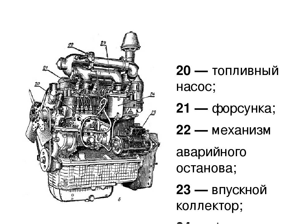Двигатель д-240: технические характеристики