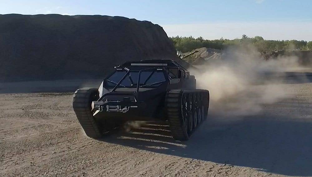 Tracked all-terrain vehicles of the ripsaw ev3 family (usa)