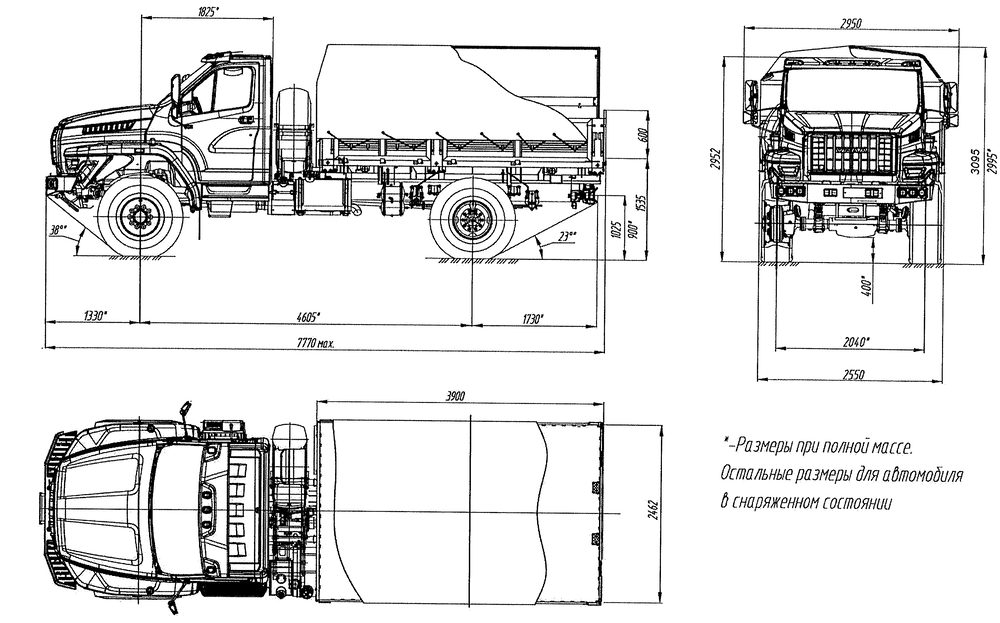 Грузовик урал-43206