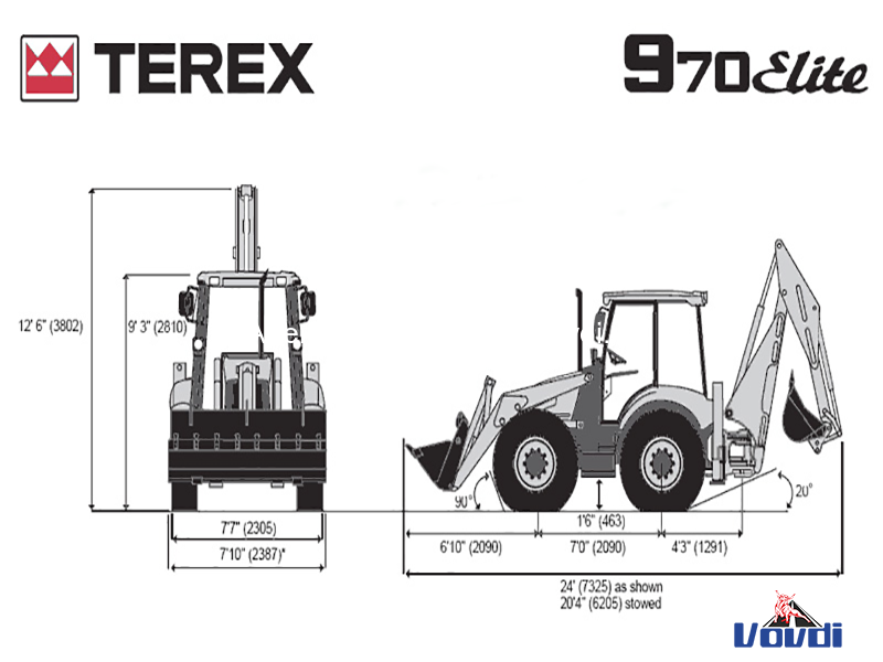 Terex-970 elite: технические характеристики