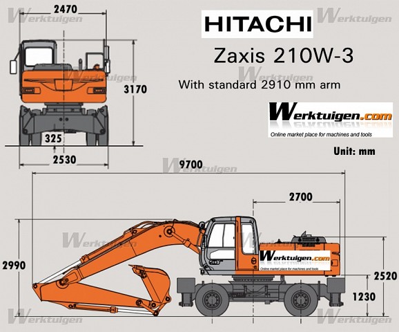 Hitachi zx 330: технические характеристики