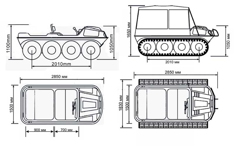 Вездеход сибиряк: мотовездеход сибири, болотоход, чертежи, конструкция