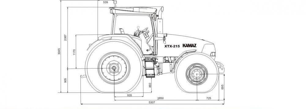 Трактор КамАЗ ХТХ 185 технические характеристики, особенности устройства и цена