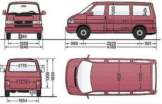 Микроавтобус volkswagen t4: описание, годы выпуска, современные модификации, основные, базовые и технические характеристики, параметры шасси и двигателя