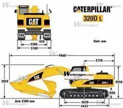 Caterpillar 320d lrr гидравлический экскаватор