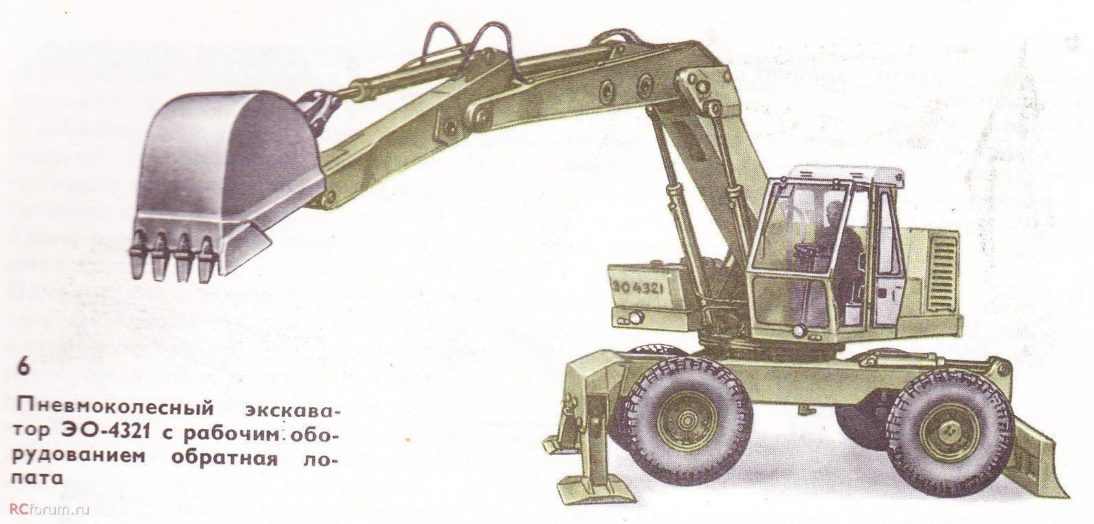 Эо 4321 технические характеристики. экскаватор эо 4321 — легенда советского производства
