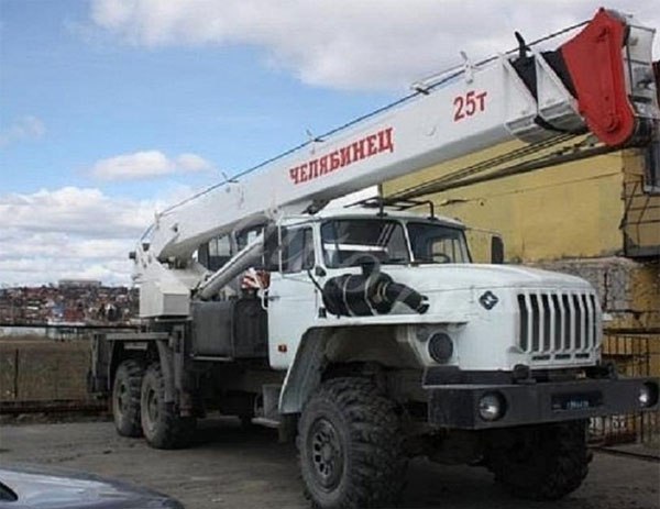 Автокран кс-45721-17 "челябинец" (25 тонн) на базе урал-4320 (6х6)