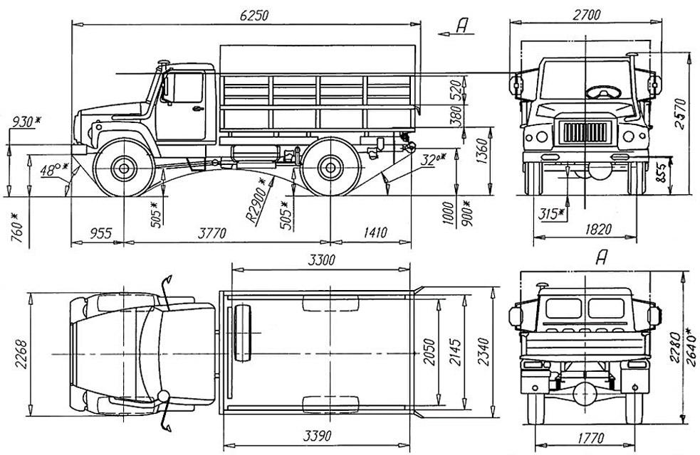 Газ-3308 – нижегородский «садко»
