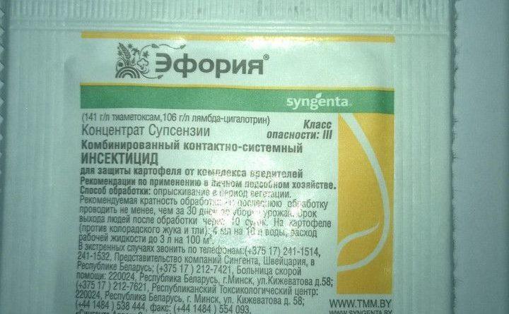 ᐉ препарат «эфория» от колорадского жука на картофеле - roza-zanoza.ru