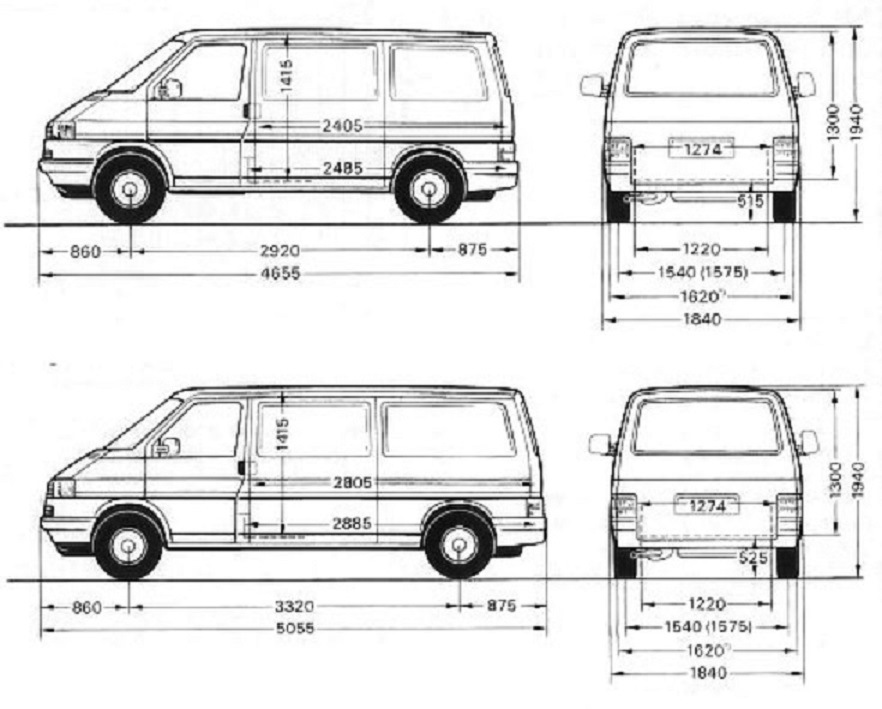 Размеры т6 фольксваген. Габариты Фольксваген Транспортер т4 длинная база. Фольксваген т4 габариты кузова. VW Transporter t4 габариты кузова. Габариты Фольксваген Транспортер т4.