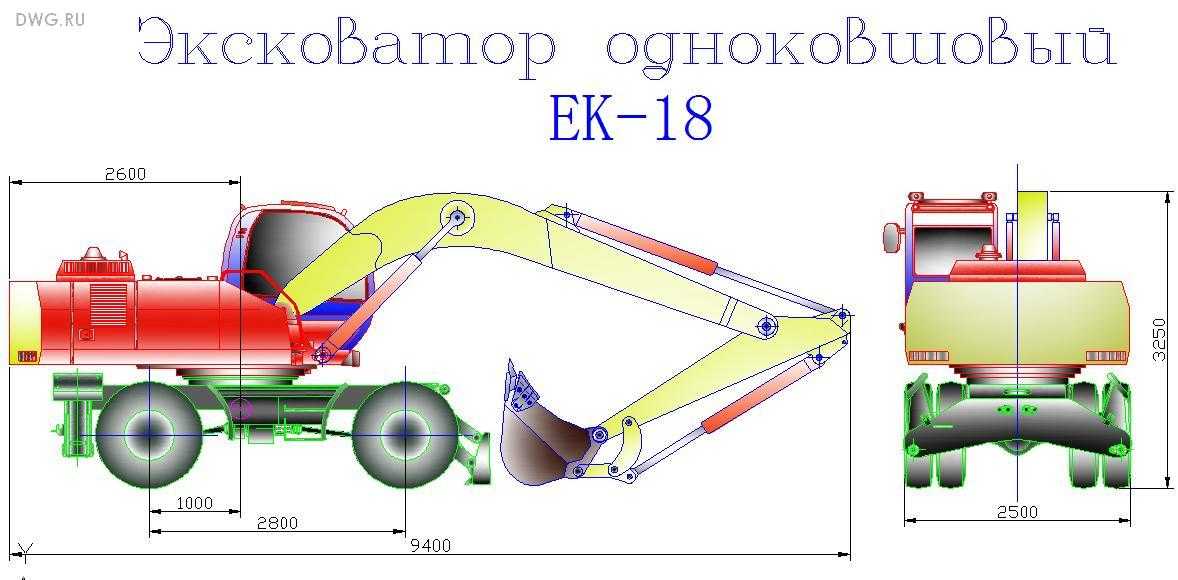Экскаватор ек-12: технические характеристики
