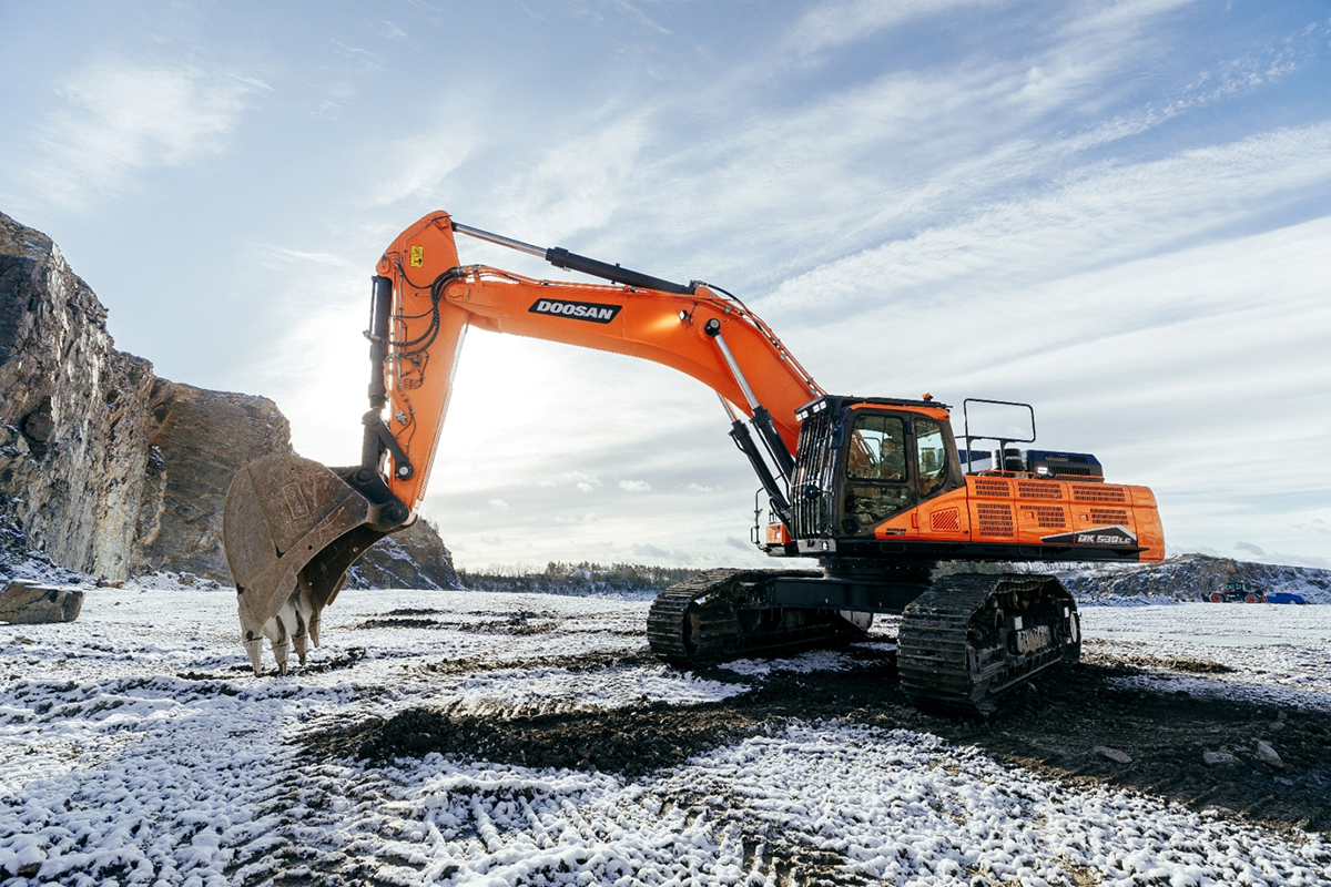 Описание популярных моделей экскаваторов doosan