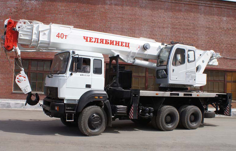 Автокран кс-65711 «челябинец» (40 тонн) на базе урал, камаз (6х4)
