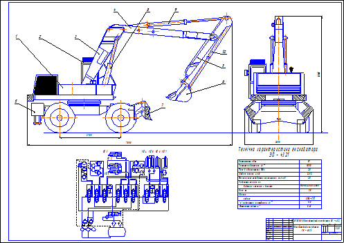 Экскаватор эо-4321: технические характеристики