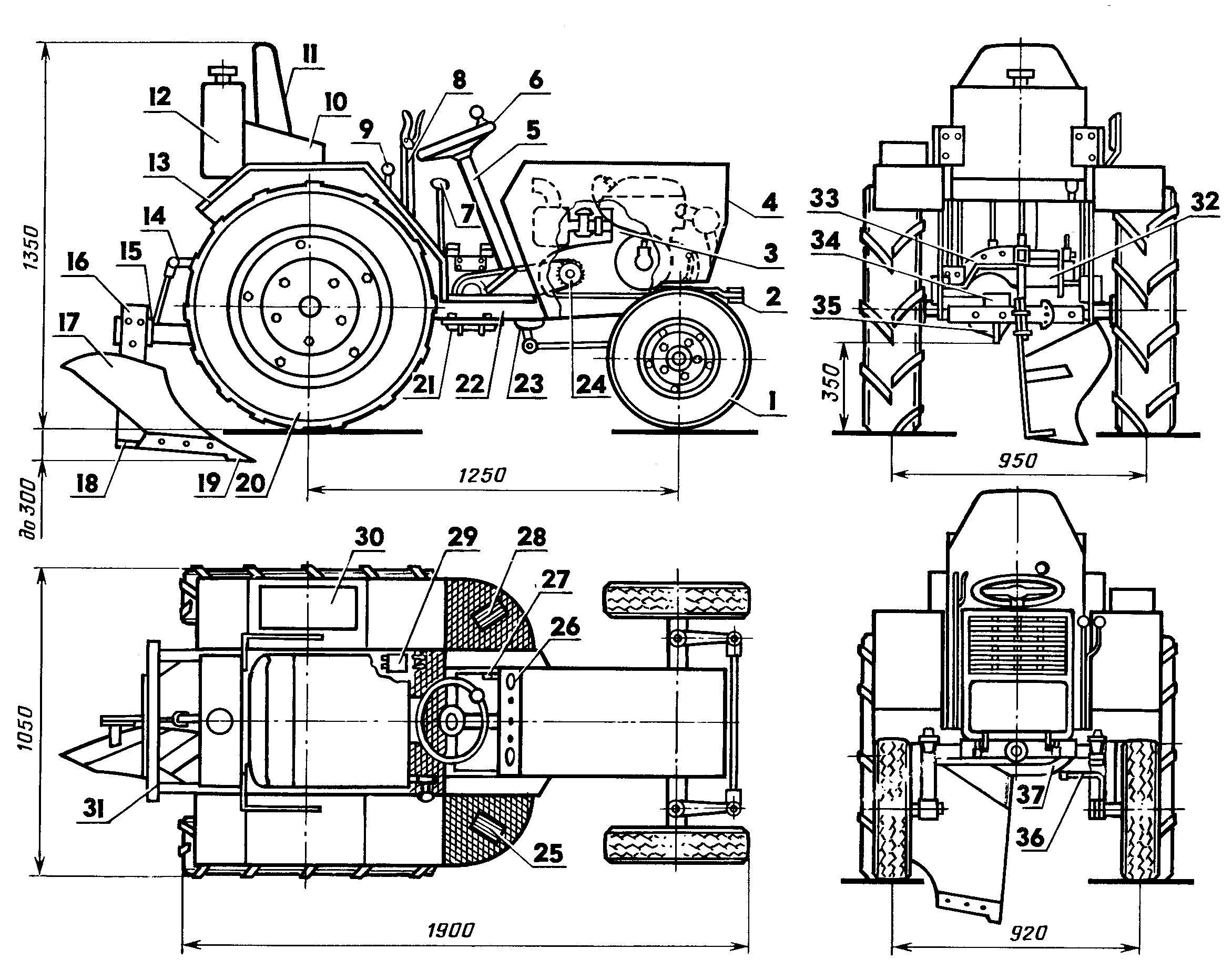 Март 2023 ᐈ 🔥 (+23 фото) как сделать навесное оборудование на мини-трактор и навеску к ним своими руками
