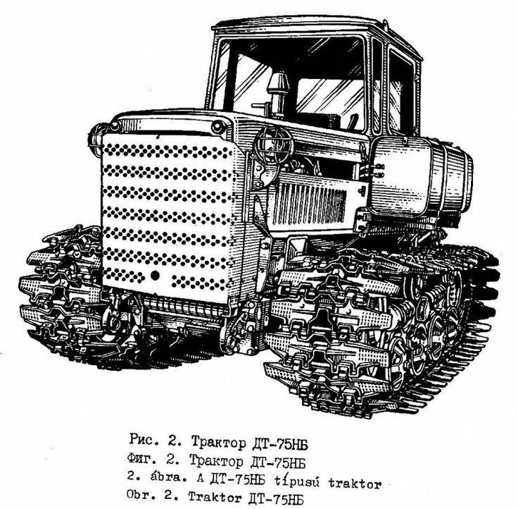 Гусеничный трактор дт-75 – многофункциональный помощник