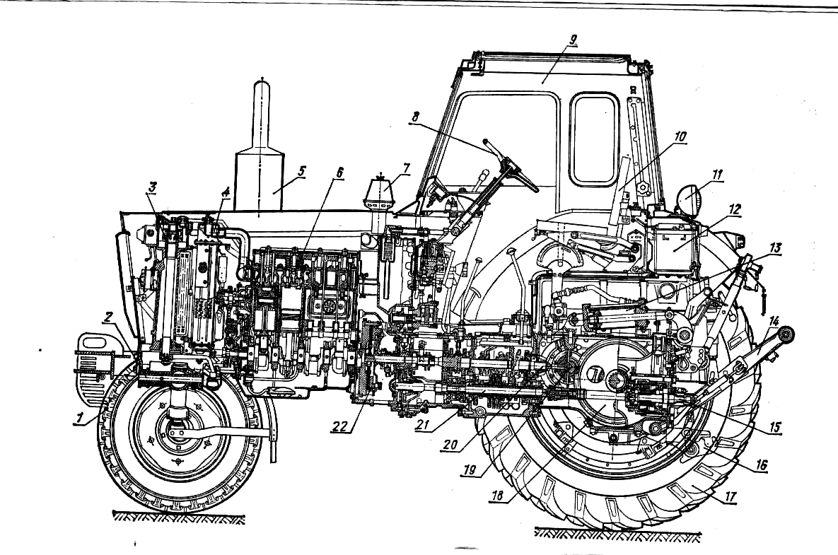 Схема электропроводки трактора т 25 цветная: электрооборудование трактора т-25