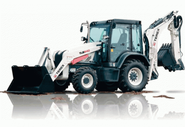 Экскаватор погрузчик terex 860