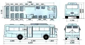 Расположение мест в автобусе хундай схема
