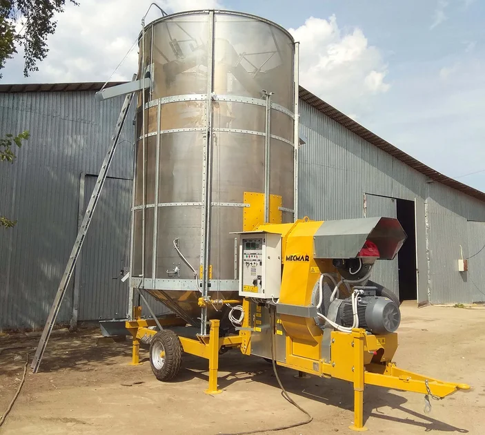 Мобильные зерносушилки mecmar: циклические передвижные сушилки зерна