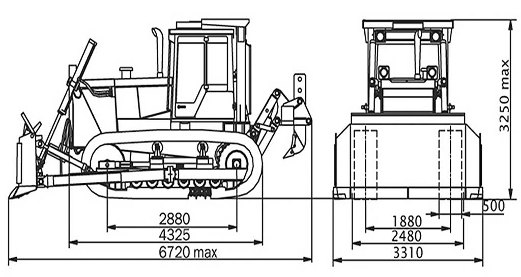 Трактор т-170 (гусеничный) — технические характеристики