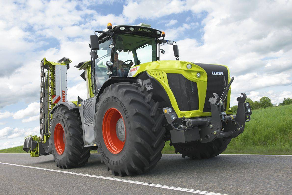 Трактор класс 5000: xerion 5000-4000 — тракторы | claas — строительная большегрузная техника для бизнеса