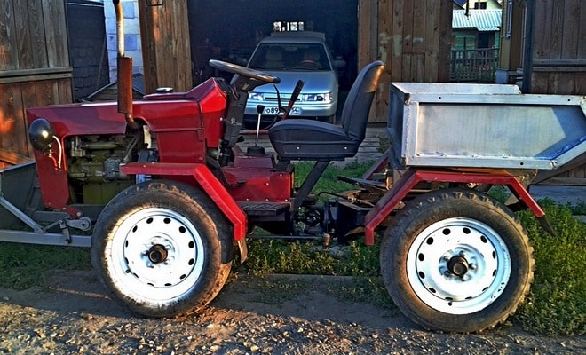 Мини-трактора самодельные с ломающейся рамой переломка 4х4 своими руками: видео, фото